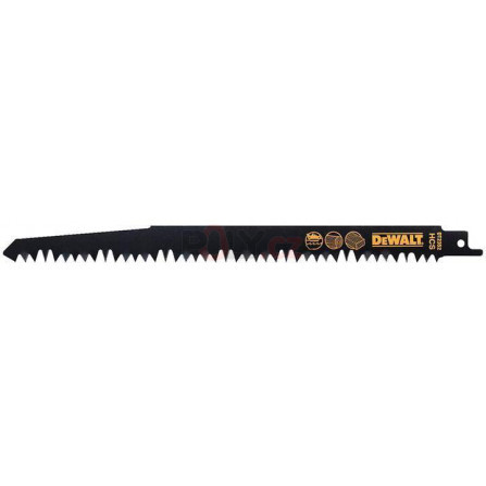 Pilové plátky pro mečovou pilu do dřeva, hladké a rychlé obloukové řezy, vhodné pro AKU mečové pily, 152 mm - 5 ks (S711VF), DeWALT DT2344-QZ