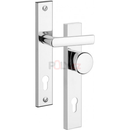 Bezpečnostní dveřní kování BK802/72 CR knoflík, ROSTEX 4043880100