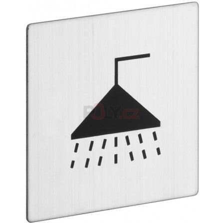 Rozlišovací znak čtvercový - sprcha, ROSTEX 1033001500