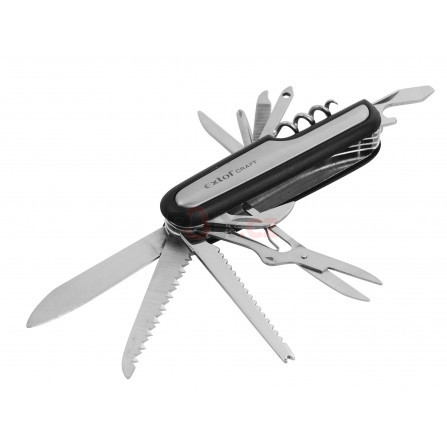 Nůž kapesní zavírací 11dílný, nerez, 90mm, EXTOL 91370